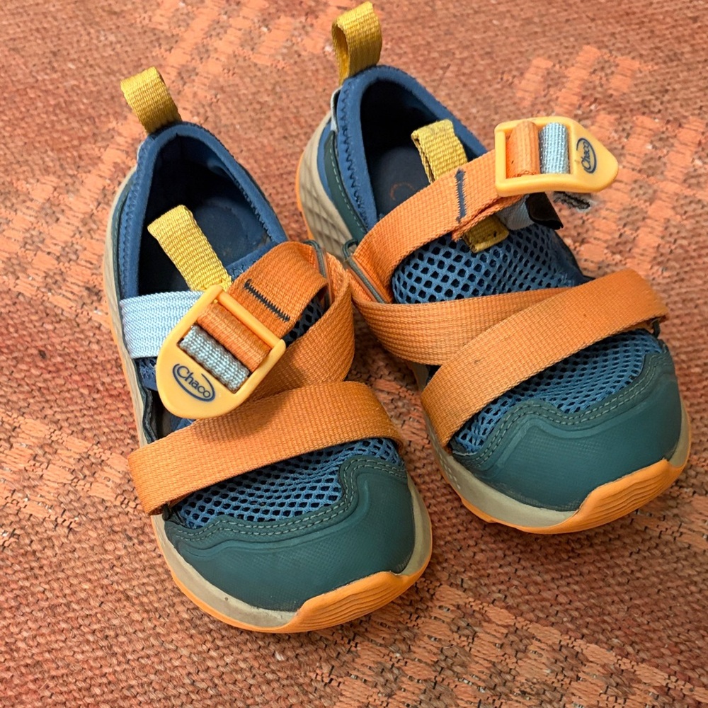 Chaco Kids Teal & Orange Active Sneakers